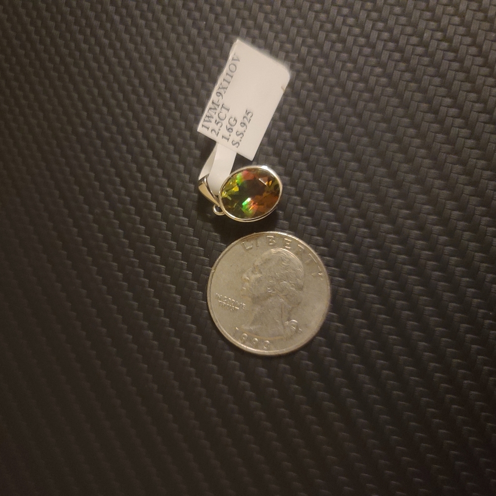 Lab Created Gemstone Pendant